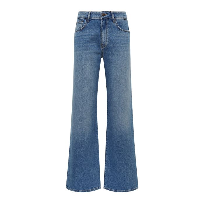 Mavi Malibu jeans voor dames, Mid geborsteld denim, 29W / 30L