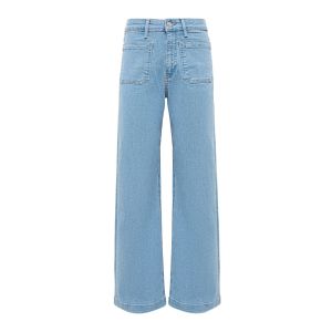 Mavi Jeans Malibu Wideleg Jeans - Marine Light Blue