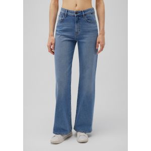 Mavi Jeans Malibu Wideleg Jeans - Mid Indigo Brushed