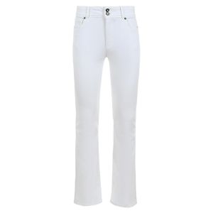 DNM Pure - Flared Jeans Flynn Flap White