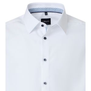 Venti Modern Fit Overhemd - Marble Wit