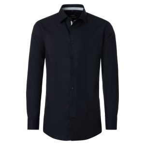 Venti Modern Fit Overhemd - Marble Zwart