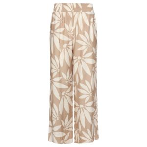 Smashed Lemon - Wideleg Broek Flora Beige