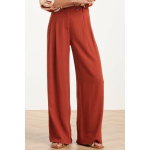 Smashed Lemon - Wideleg Broek Brique Terra