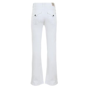 DNM Pure - Flared Jeans Flynn Flap White