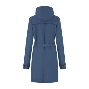 Blue Wave Trenchcoat - Jennifer Navy