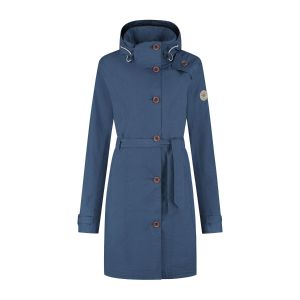 Blue Wave Trenchcoat - Jennifer Navy