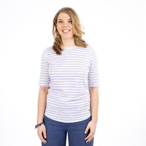 XOX - Top Love Wit-Paars Gestreept