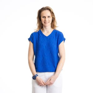 NED - Top Curvy Kobaltblauw