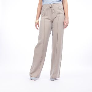 ICNK - Coco Wide Leg Broek Herringbone Beige