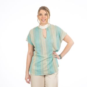 Kimara Top - Kiki Aqua Gold