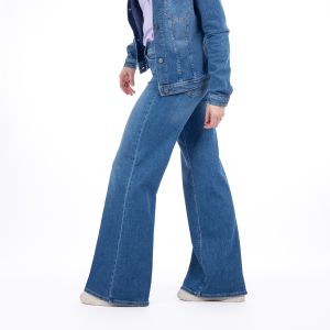 MAC Jeans - Wideleg Flared Jeans Cosmic Midblue