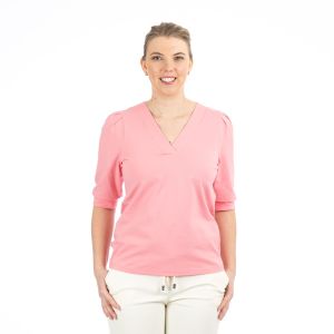 Only M - Top V-Hals Roze