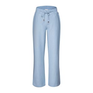 Kimara - Lyan Wideleg Pantalon Lurex Lichtblauw