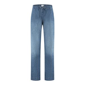 Mustang Jeans Madison Wideleg Broek - Dark Blue Used
