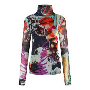 Only M - Mesh Top Pop-Art
