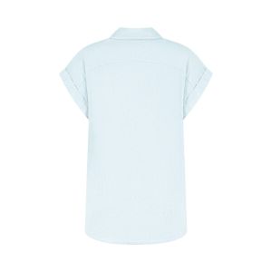 Sequoia - Linnen Blouse Lina Lichtblauw