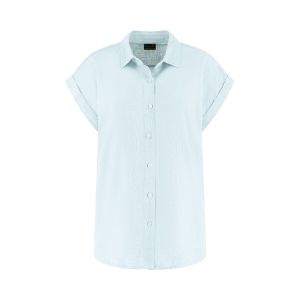 Sequoia - Linnen Blouse Lina Lichtblauw