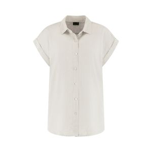 Sequoia - Linnen Blouse Lina Lichtbeige