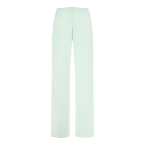 Sequoia - Wideleg Linnen Broek Rosa Licht Mintgroen