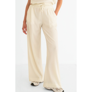 Maicazz - Somon Wideleg Broek Offwhite-Zilver