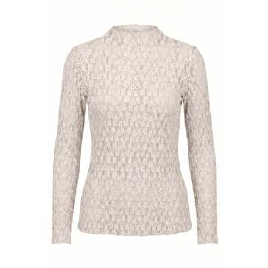 Sequoia - Kanten Top Danique Lichtbeige