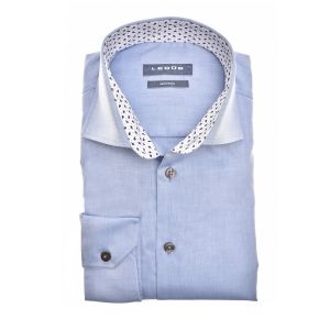 Ledub Modern Fit Overhemd -Mid Blue