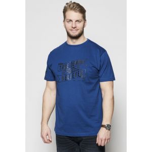 Replika Jeans T-Shirt - True Denim Indigo Blue