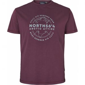North 56˚4 T-Shirt - Artic Attire Aubergine