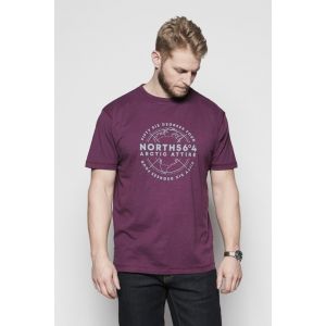North 56˚4 T-Shirt - Artic Attire Aubergine