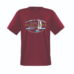 Adamo T-Shirt - Pacific Voyage Wijnrood 