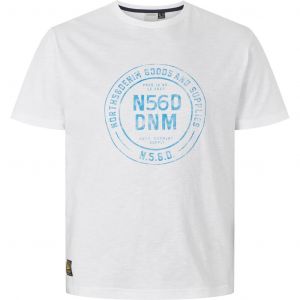 North 56˚4 T-Shirt - Denim Goods White