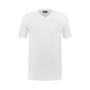 Kitaro T-shirt met v-hals - Wit