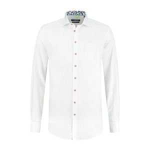 Ledub Modern Fit Overhemd - White