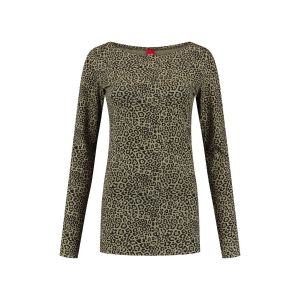Only M - Boothals top khaki leo