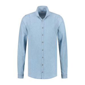 Blue Crane Slim Fit Overhemd - Lichtblauw