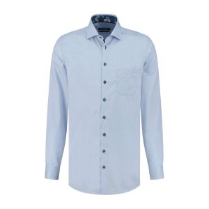 Ledûb Modern Fit Overhemd - Lichtblauw