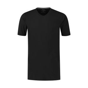 Kitaro T-Shirt - Basic V-hals zwart