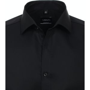 Venti Modern Fit Overhemd - Zwart
